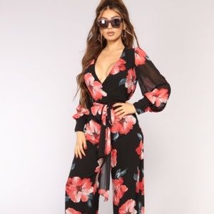 Floral jumpsuit
